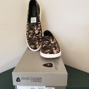 Adam Tucker by me Too camo knit slip-on sneaker